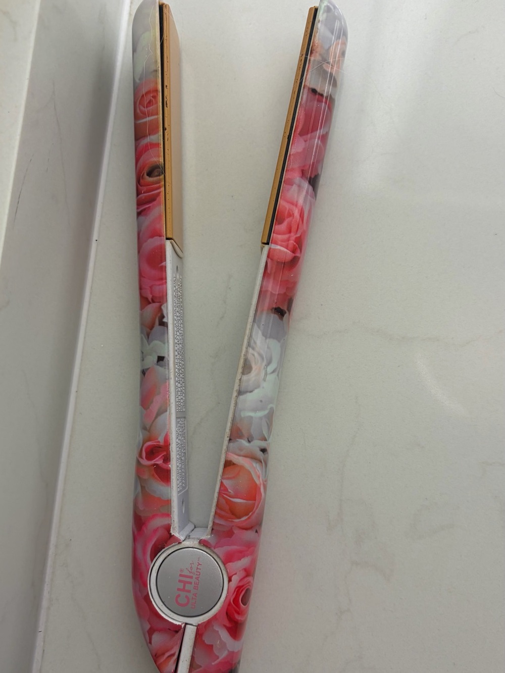 CHI Pink Floral Ceramic Hair Straightener